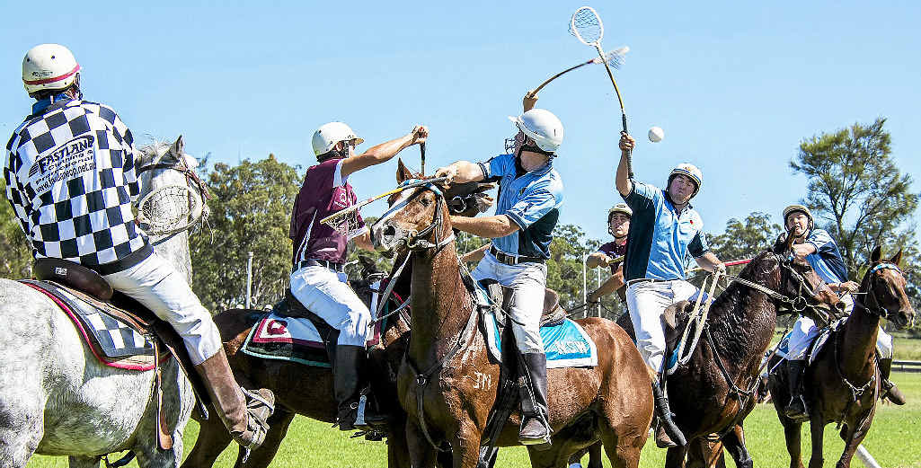 GAMES BEGIN: The Intermediate Men’s match between Queensland and New South Wales on Friday morning was the first match of the weekend.